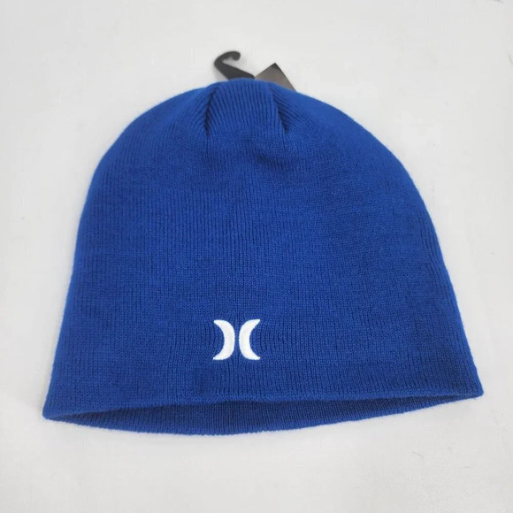Hurley Men's Icon Staple Knit Beanie in Navy Blue‎ OS NWT - Picture 1 of 5